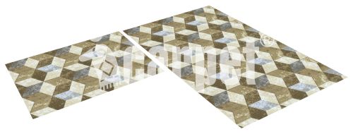 Set of cuttable anti-slip mats icarpet PRINT (128) 60x100+60x50 