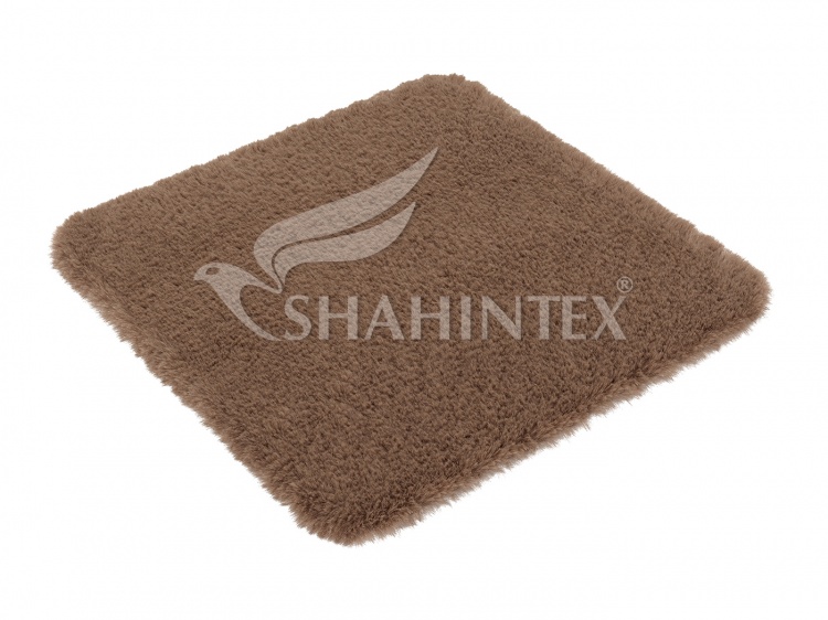 SHAHINTEX fur stool cover 35х35 	mocha 04