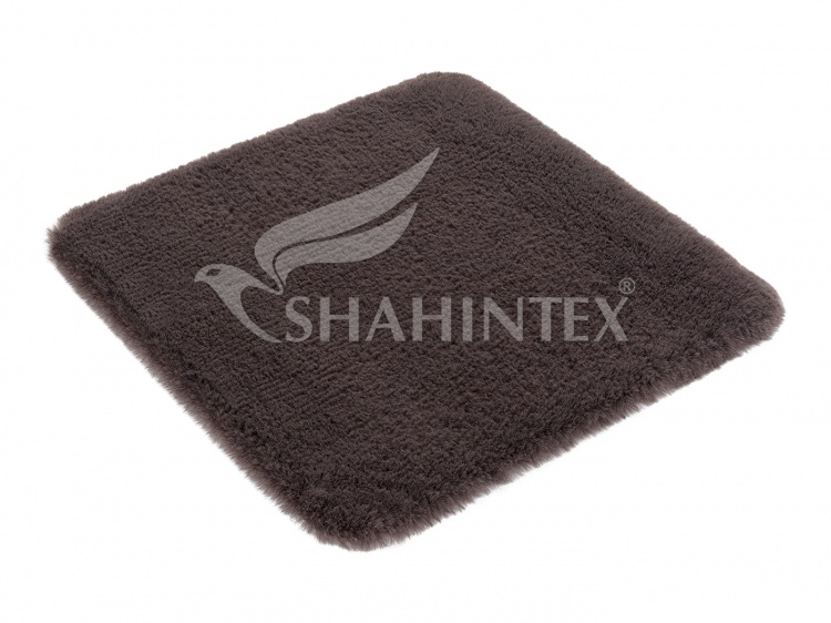 SHAHINTEX fur stool cover 35х35 	chinchilla 02