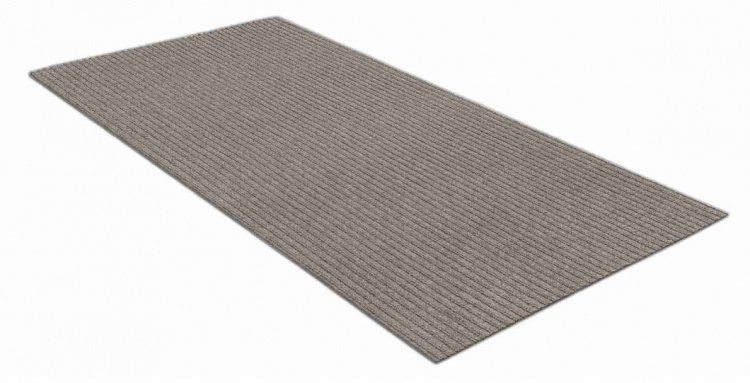 Absorbing door mat icarpet DUAL RIBB TPR 60х120 brown