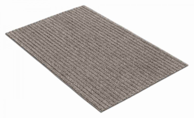 Absorbing door mat icarpet DUAL RIBB TPR 60х90 brown