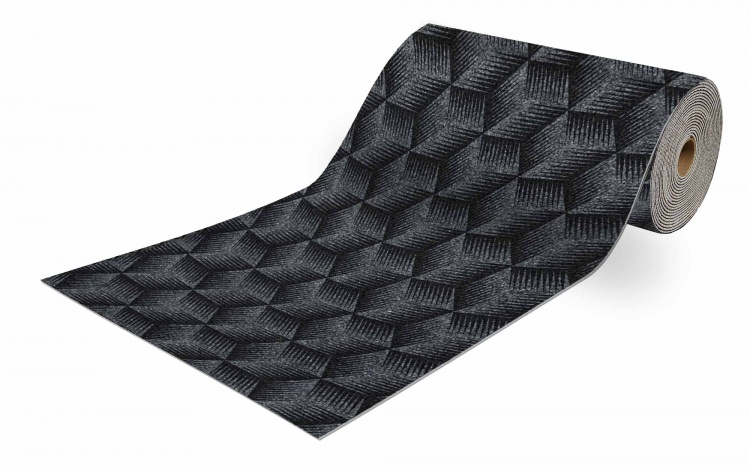 Roll mat absorbing anti-slip icarpet PRACTIC 60x1500 gray