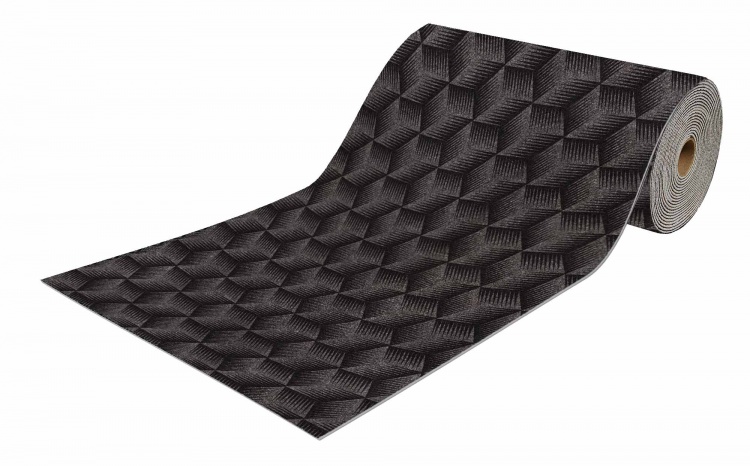 Roll mat absorbing anti-slip icarpet PRACTIC 120x1500 gray