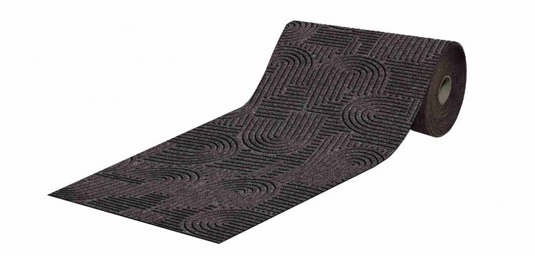 Roll mat absorbing anti-slip icarpet PRACTIC 80x1500 gray