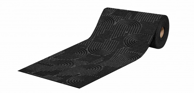 Roll mat absorbing anti-slip icarpet PRACTIC 60x1500 gray
