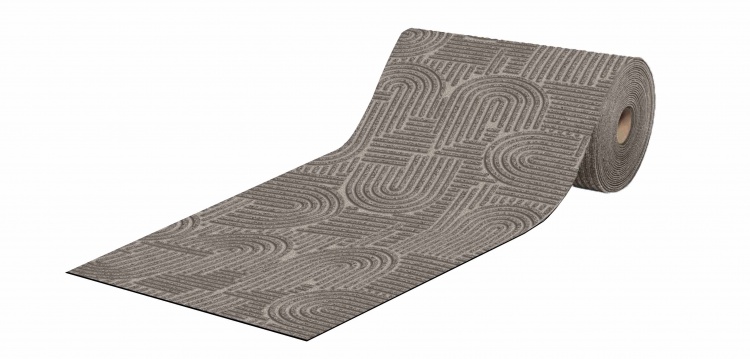 Roll mat absorbing anti-slip icarpet PRACTIC 80x1500 gray