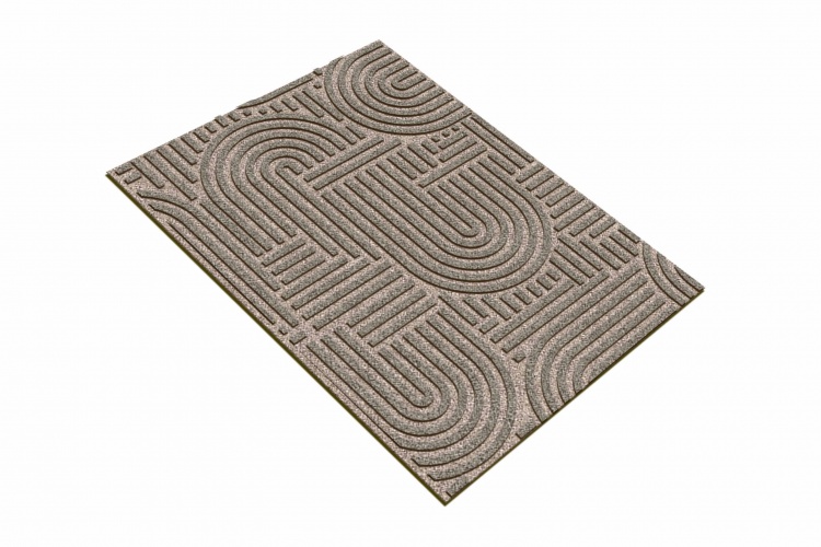 Absorbing anti-slip mat icarpet PRACTIC 80x120 gray